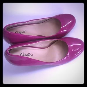 Candie’s Fuchsia Heels